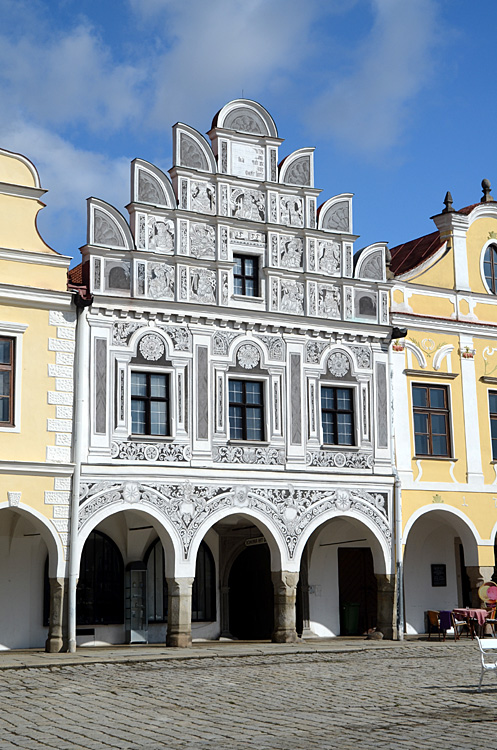 Telč - měšťanské domy