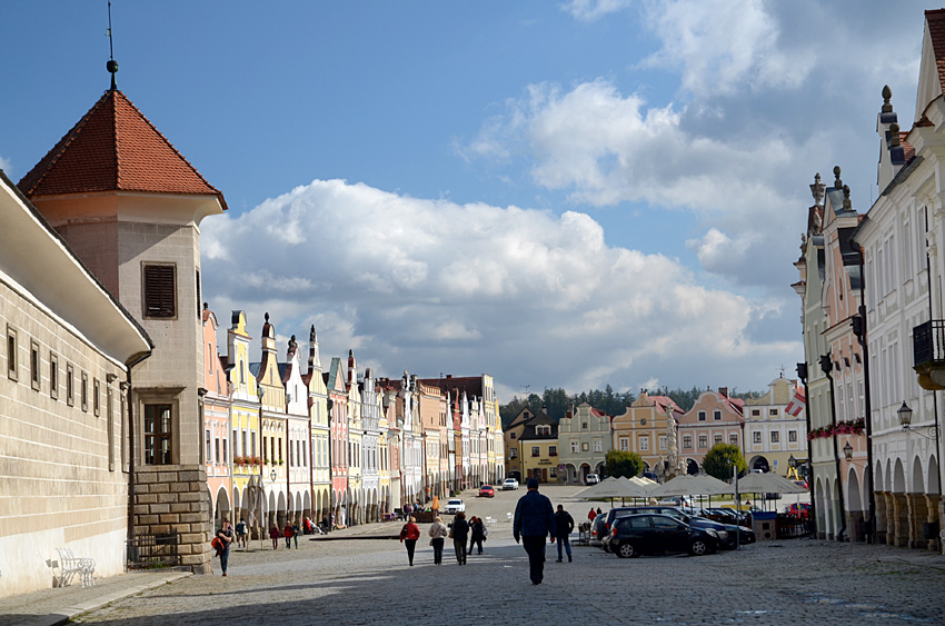 Telč - měšťanské domy
