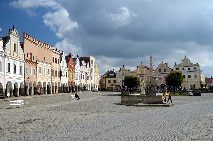 Telč - měšťanské domy
