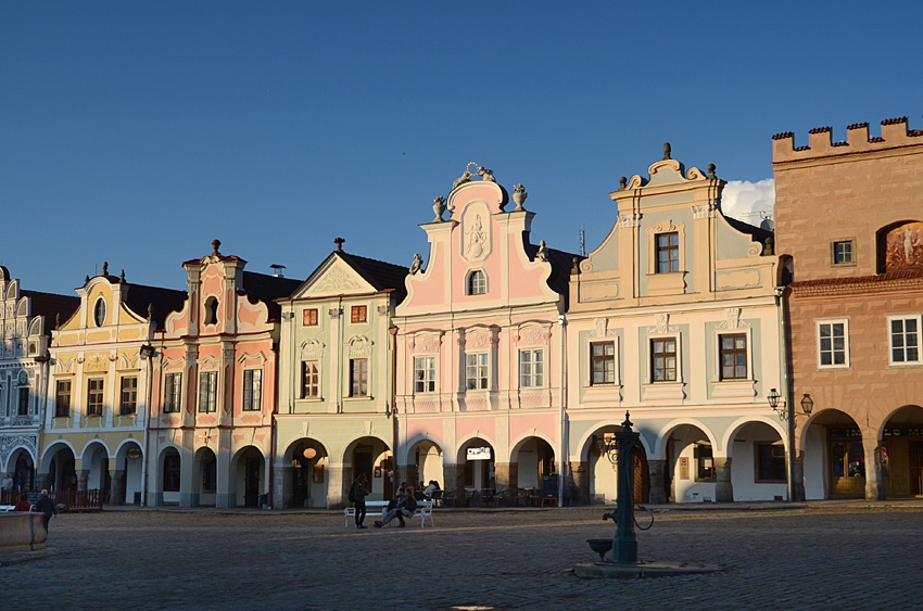 Telč - měšťanské domy