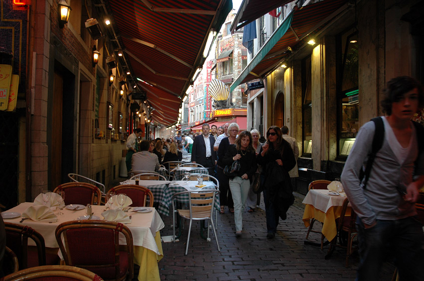 Brusel - Rue des Bouchers