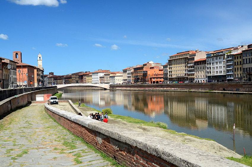 Pisa - podl eky Arno