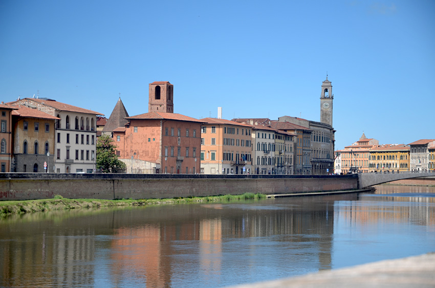 Pisa - podl eky Arno
