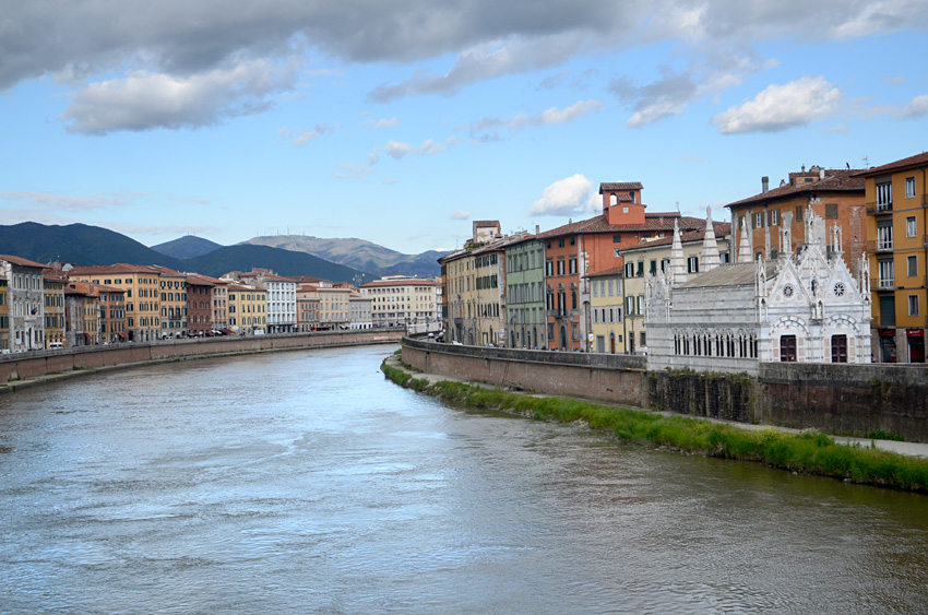 Pisa - podl eky Arno