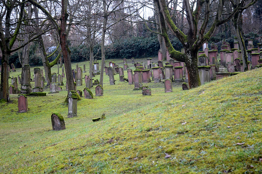 Mohuč - Starý židovský hřbitov