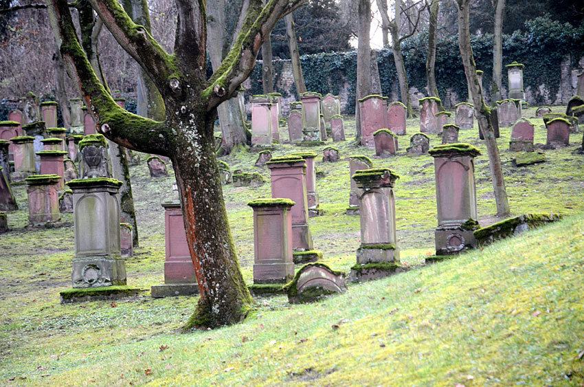 Mohuč - Starý židovský hřbitov