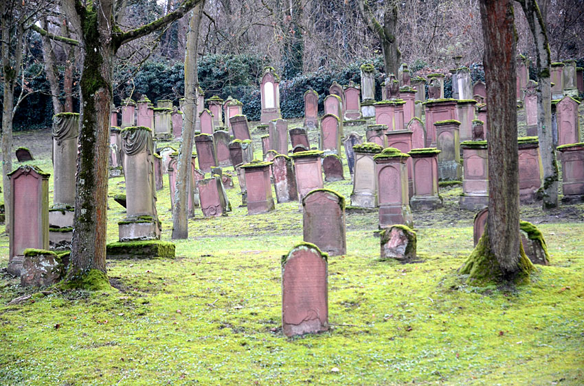 Mohuč - Starý židovský hřbitov