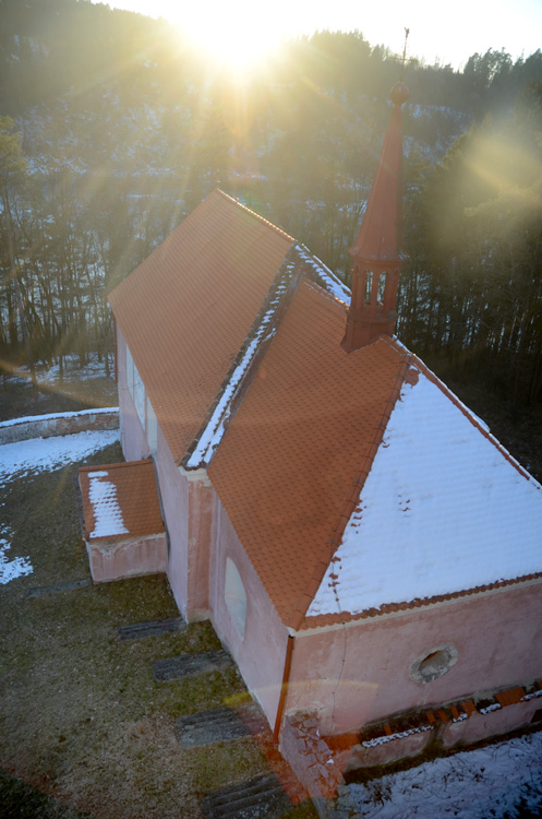 Červená - kostel svatého Bartoloměje