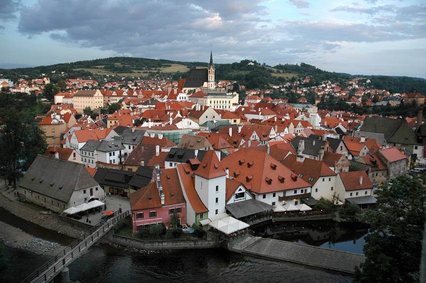 Český Krumlov - kostel svatého Víta