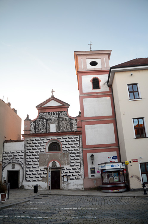 Písek - kostel Povýšení svatého Kříže