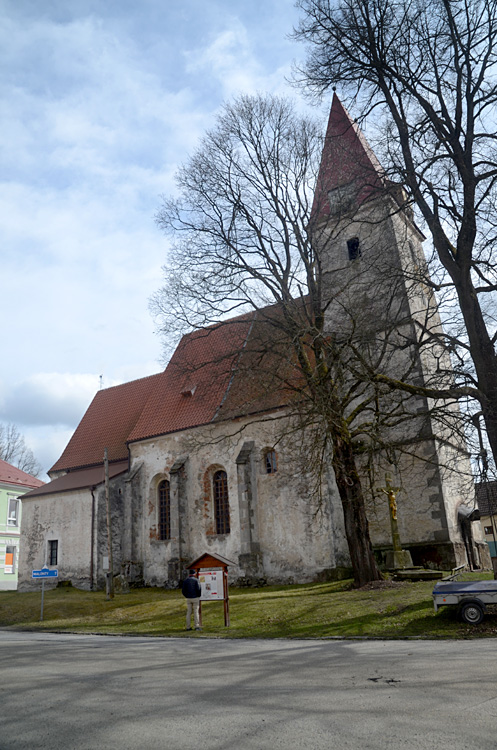Rychnov nad Malší - kostel svatého Ondřeje