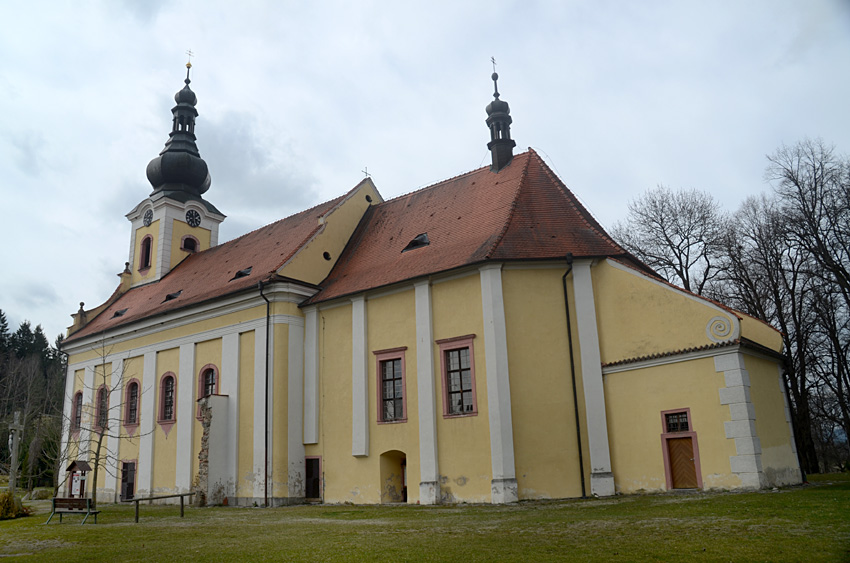 Rychnov nad Malší - poutní kostel Panny Marie Sněžné