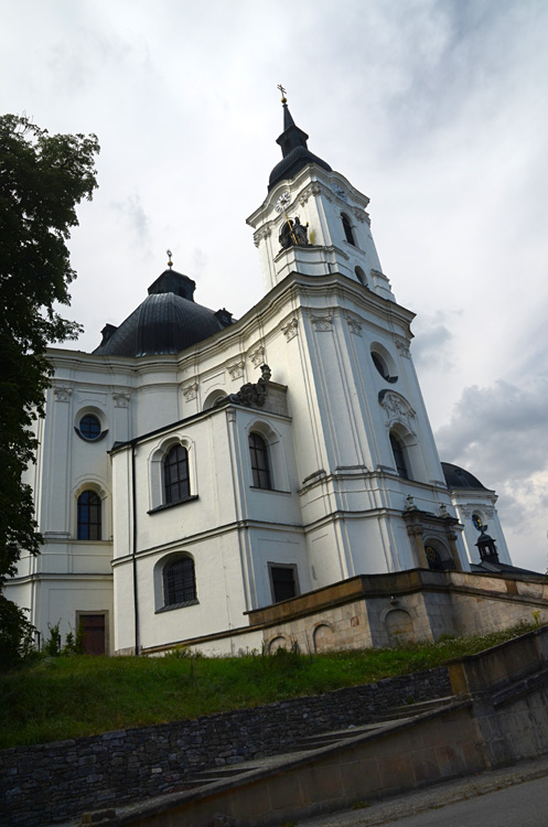 Křtiny - kostel Jména Panny Marie
