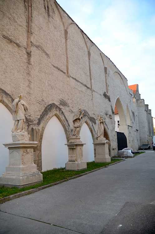 Znojmo - bval minoritsk klter s kostelem Nanebevzet Panny Marie