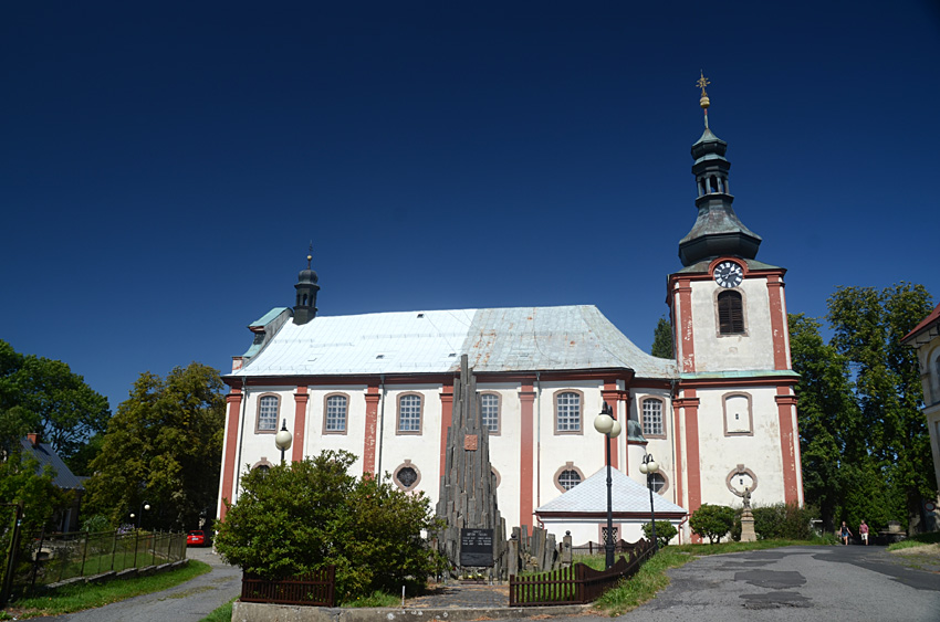 Kamenický Šenov - kostel Narození svatého Jana Křtitele