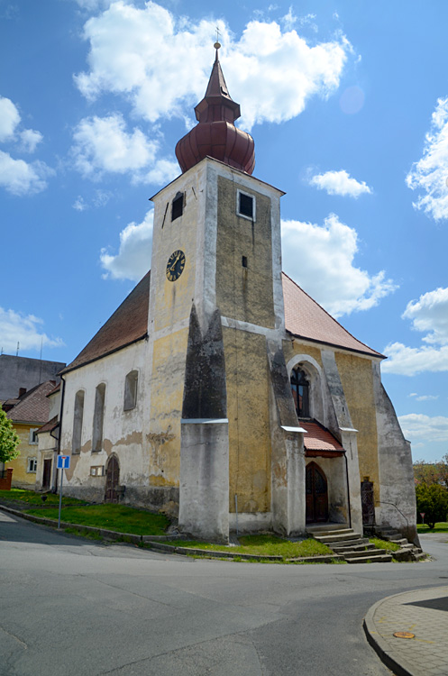 Poběžovice - kostel Nanebevzetí Panny Marie