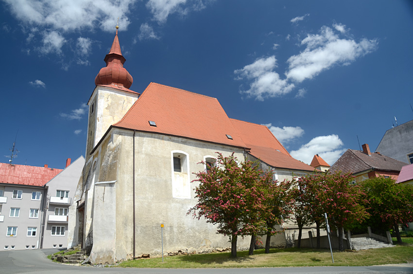 Poběžovice - kostel Nanebevzetí Panny Marie