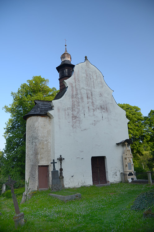 Kašperské Hory - hřbitovní kaple svaté Anny
