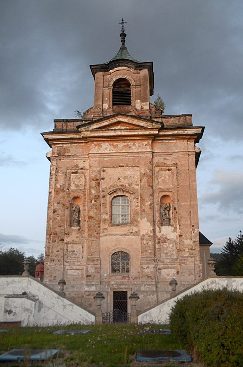Manětín - kostel svaté Barbory
