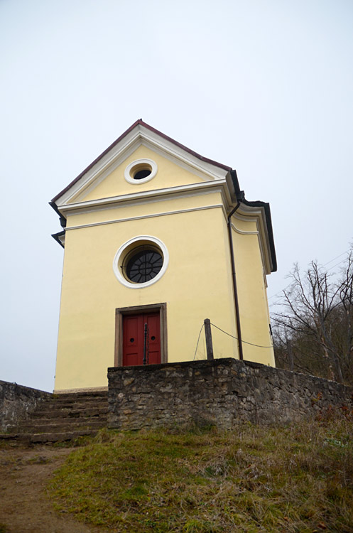 Svatý Jan pod Skalou - kaple Povýšení svatého Kříže