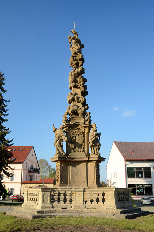 Bakov nad Jizerou - sloup Nejsvětější Trojice