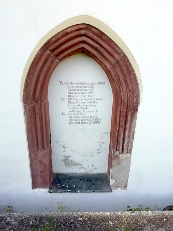 Kunice - kostel svaté Máří Magdaleny