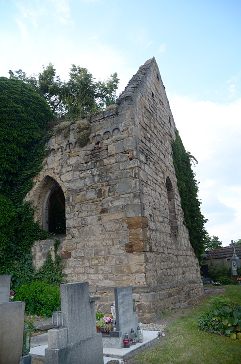 Vyšehořovice - zřícenina kostela svatého Martina