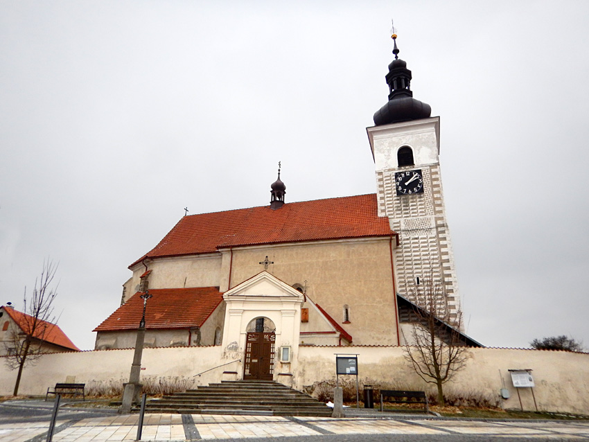 Prčice - kostel svatého Vavřince