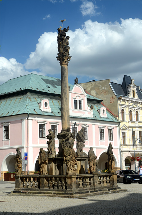 Chomutov - sloup Nejsvětější Trojice