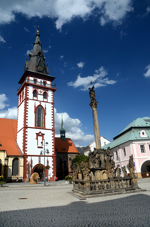 Chomutov - sloup Nejsvětější Trojice
