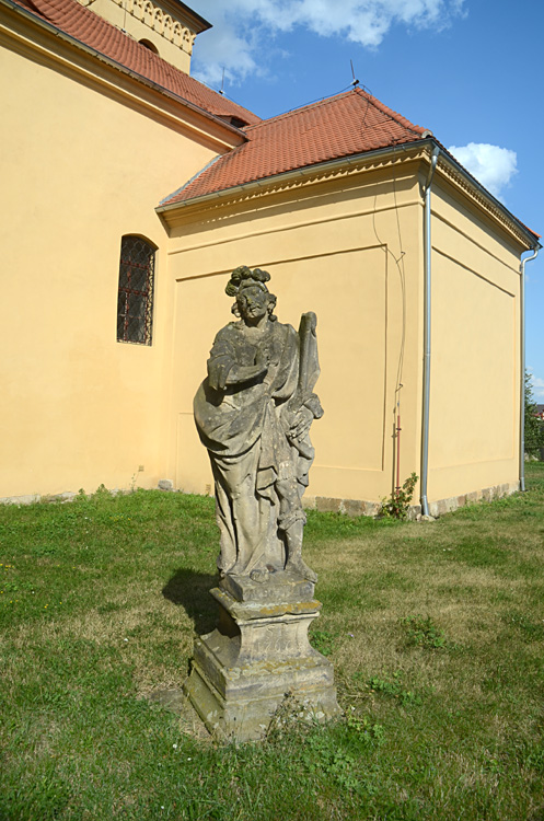 Údlice - socha svatého Rocha