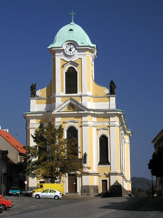 Úštěk - kostel svatého Petra a Pavla