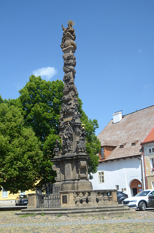 Žatec - sloup svatého Floriána