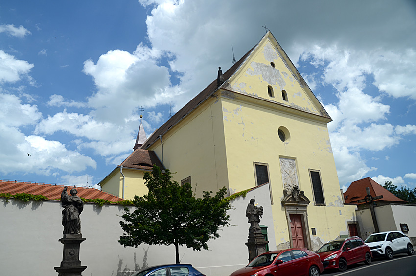 Žatec - kostel Korunování Panny Marie