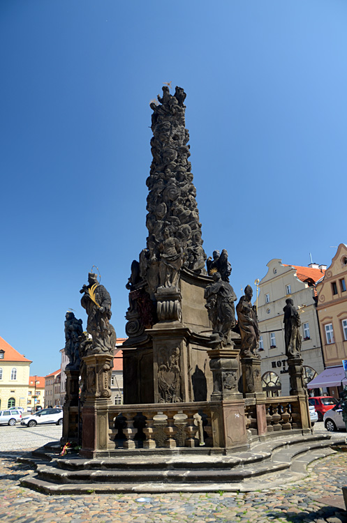 Žatec - sloup Nejsvětější Trojice
