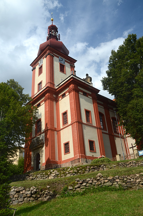 Horní Jiřetín - kostel Nanebevzetí Panny Marie