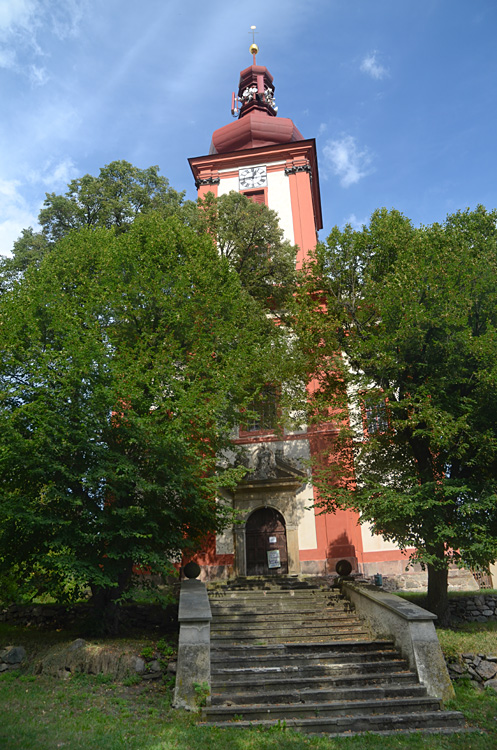 Horní Jiřetín - kostel Nanebevzetí Panny Marie