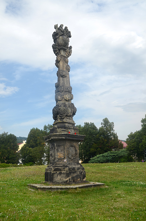 Litvínov - sloup Nejsvětější Trojice