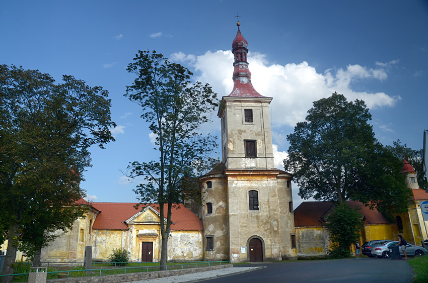 Mariánské Radčice - kostel Panny Marie Bolestné