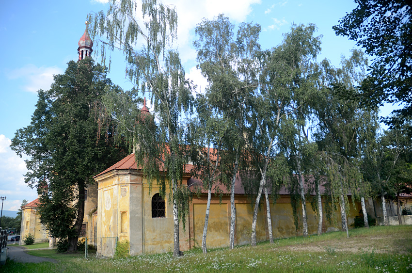 Mariánské Radčice - kostel Panny Marie Bolestné
