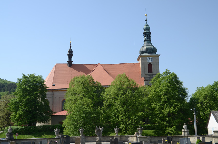 Střílky - kostel Nanebevzetí Panny Marie