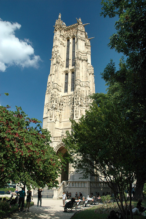 Paříž - věž Saint-Jacques