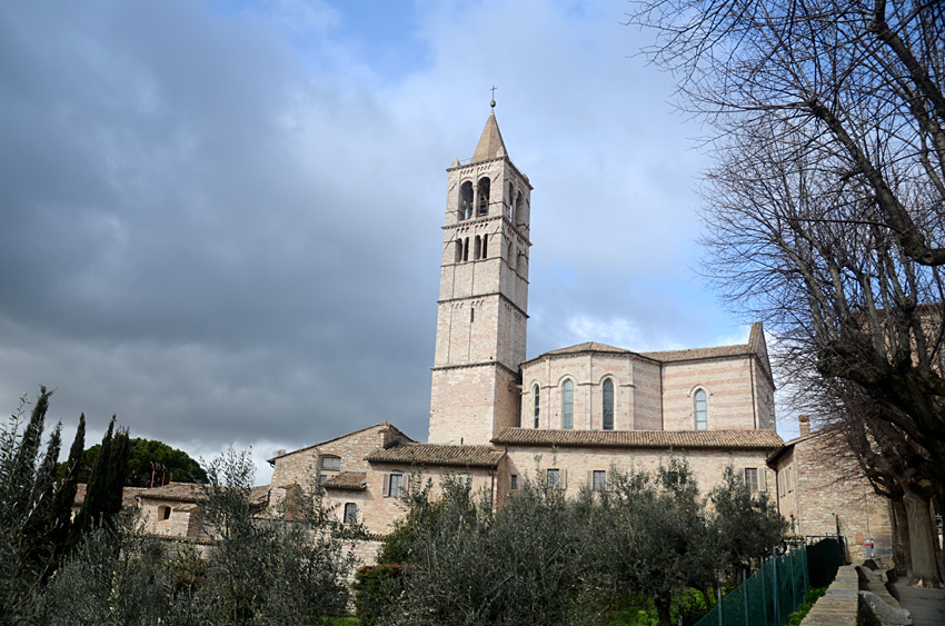 Assisi - bazilika Santa Chiara