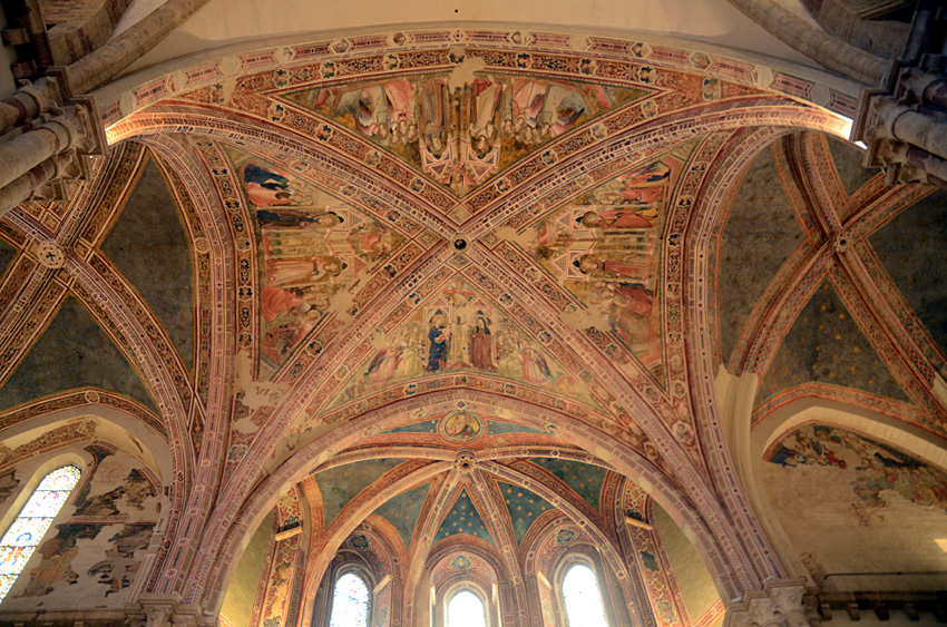 Assisi - bazilika Santa Chiara