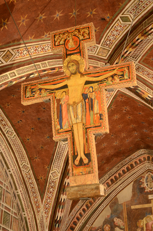 Assisi - bazilika Santa Chiara