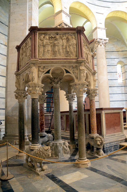 Pisa - baptistérium svatého Jana Křtitele