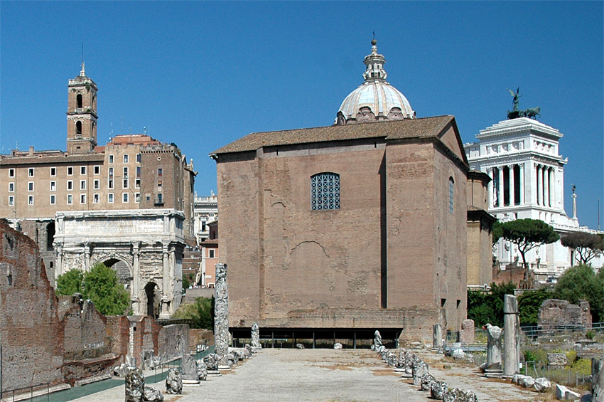 Řím - Sant'Adriano al Foro
