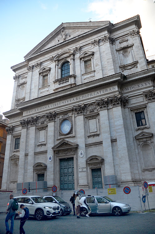 Řím - San Carlo ai Catinari