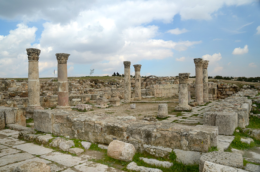 Ammán - byzantský kostel na Citadele