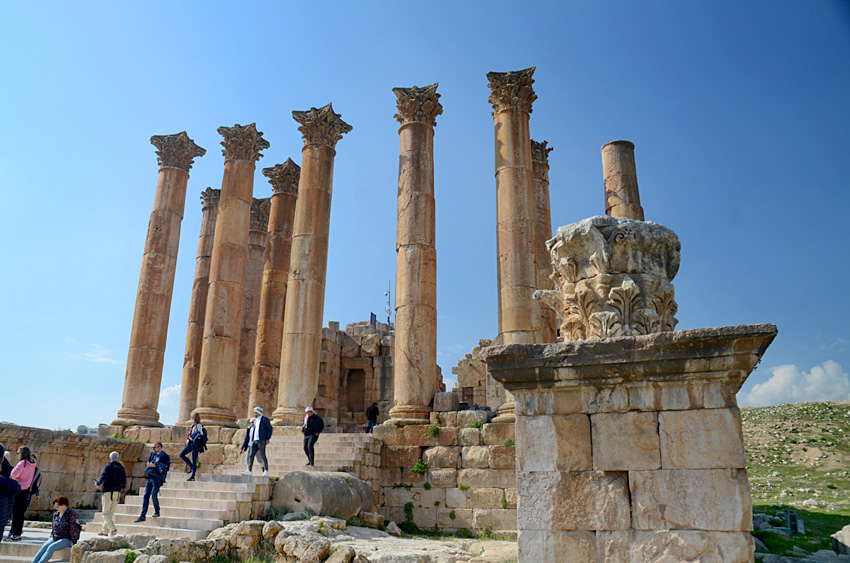 Jerash - chrám bohyně Artemis